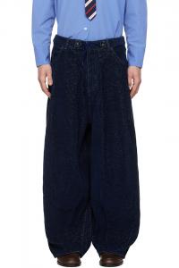 Брюки HD Needles, темно-синий