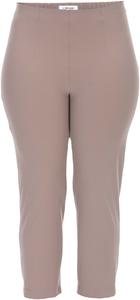 Узкие брюки KjBRAND, серо-коричневый