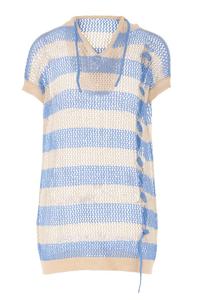 Толстовка с капюшоном NALLY Sweater, цвет beige/blue