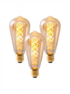 Näve Светодиодная лампа "DILLY" янтарного цвета - (Д)6,4 см x (Ш)6,4 см x (В)14,6 см - EEK G