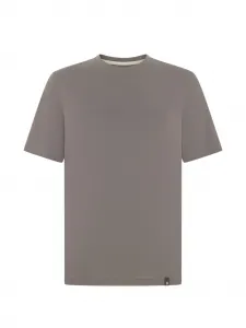 Футболка из пике с аппликацией Boggi Milano, серый