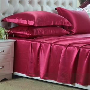 Orose Комплект постельного белья Orose из чистого шелка тутового дерева Wine