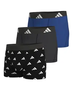 Упаковка из трех пар боксеров Adidas, синий