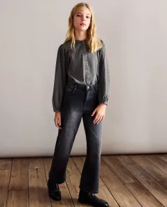 Джинсовые брюки для девочек с заклепками Coconut El Corte Inglés, антрацитовый