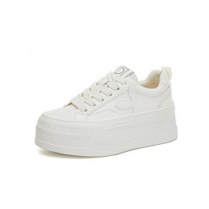 Женские легкие и дышащие лоу-топ скейтборд-кроссовки D Fuse Scandinavia D:FUSE SCANDINAVIA, бежевый