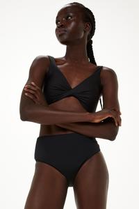 Черный верх бикини с перекрученной передней частью Whistles, черный