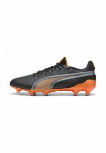 Кроссовки Puma KING ULTIMATE FG/AG, Black-Heat Fire- Silver/Black