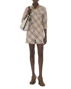 Пижамные шорты Burberry, коричневый/бежевый