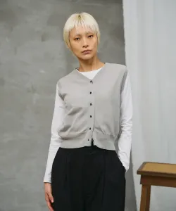 Компактный жилет из хлопка и модала Colony 2139, цвет Light Gray