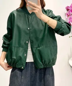 Бомбер aimoha -select-/PU Matte Aimoha - Select -, цвет Dark Green