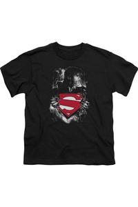 Футболка с коротким рукавом для детей "Супермен: Темные времена" Gildan, черный
