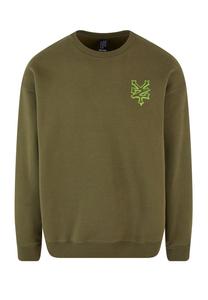 Толстовка ZOO YORK Skeleton, цвет Olive/Neon green