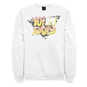 Мужской Йо! Винтажный флис MTV Raps Licensed Character