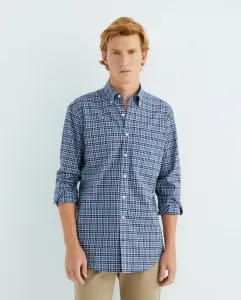 Мужская рубашка без утюжки Rushmore, темно-синий