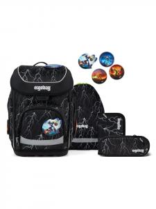 Ergobag Набор школьных сумок Cubo, 5 предметов, в цвете Super Reflective Bear