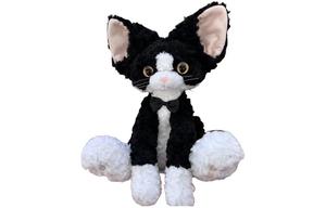 Doudou Beibei Плюшевая кукла Creative Black Cat высотой 40 см