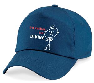 Я бы предпочел быть кепкой для дайвинга 60 SECOND MAKEOVER, темно-синий