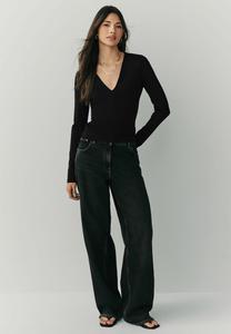 Топ Next V-NECK LONG SLEEVE , Black