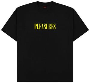 Футболка с символикой выставки "Pleasures Exhibition" (черная)