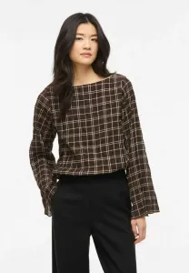 Блузка mit langen ärmeln viebla Vila, Coffee Bean