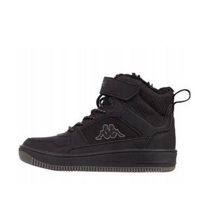Зимние детские кроссовки Kappa Unisex с подкладкой, код 260991K 1111, черные