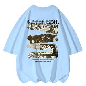 Футболка унисекс KONZEN·, светло-голубой