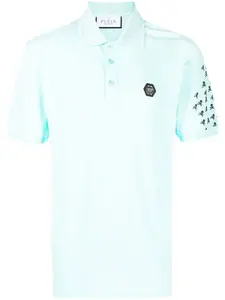 Рубашка поло Skull and Bones Philipp Plein, синий