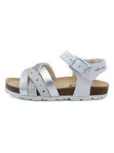 Сандалии billowy, серебряный