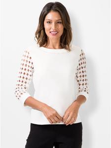 Кружевная рубашка цвета экрю WITT WEIDEN