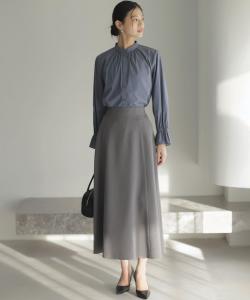 Юбка с перекрестным расклешением Suite, цвет Gray [003]