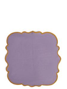 Набор из 2 салфеток с фигурным краем Bitossi, фиолетовый