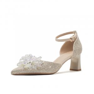 Туфли на высоком каблуке, женские, шампанского цвета Zubumei, Champagne