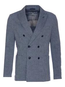 Двубортный блейзер Circolo 1901, синий