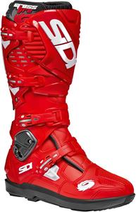 Sidi | Внедорожные мотоциклетные ботинки, профессиональные мотокроссовые ботинки для мужчин CROSSFIRE 3 SRS, регулируемые и сменные пряжки, система Flex System, блок Hyper Extension Block, Red/Red