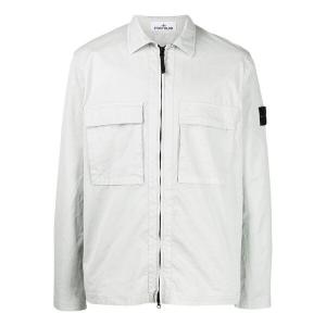 Куртка compass zipped shirt 'white' Stone Island, белый