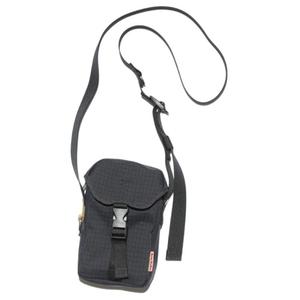 Полиамидная наплечная сумка через плечо унисекс черная Acne Studios