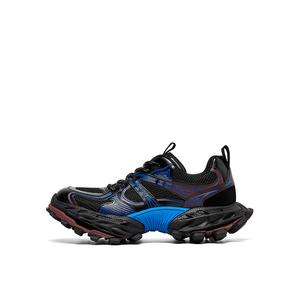 Амортизирующие, износостойкие, легкие и дышащие низкие массивные кроссовки для мужчин Acupuncture, Black