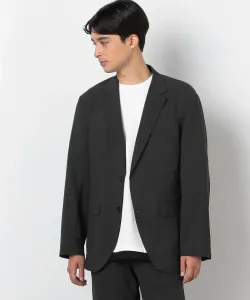 Жакет из полиэстера, напоминающего лён, подходит для различных съемочных площадок Comme Ca Ism, цвет Black