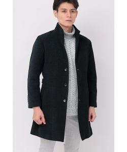 Пальто ZERO от TORNADO MART итальянского цвета с подкладкой из саржи, цвет Black