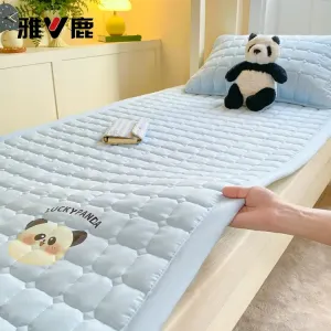 Yalu Матрас 90х200 см из промытого хлопка, антибактериальный, антиклещевой, дышащий, с наволочкой