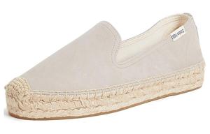 Эспадрильи женские светло-серые Soludos