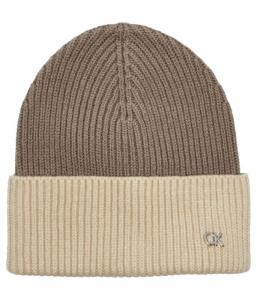 Шапка женская Calvin Klein с добавлением кашемира, бежевый