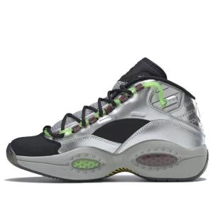 Кроссовки illumination's minions x question mid 'gru's lab' Reebok, серебряный