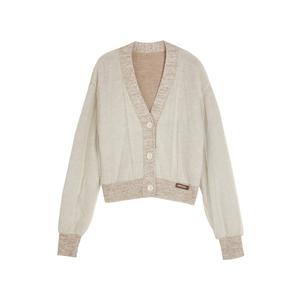 ELLE Трикотажная кофта для женщин Heather с V-образным вырезом Moderate Others