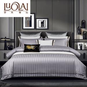LUOLAI HOME Простыня 150x200 см, для одеяла 200x230 см, цвет gentleman gray