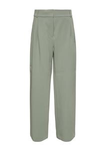 Свободные брюки со складками спереди s.Oliver BLACK LABEL, пастельно-зеленый