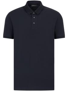 Рубашка поло с логотипом Emporio Armani, синий