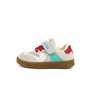 Износостойкие, легкие, амортизирующие, нескользящие, низкие, детские, повседневные кроссовки для детей Jeep, зеленый/слоновая кость/белый