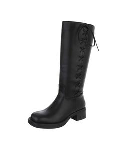 Ital-Design Черные туфли на высоком каблуке