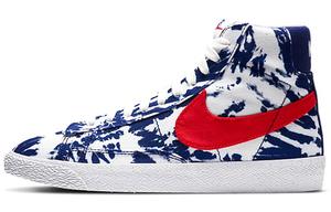 Кроссовки Nike Blazer Mid SE University Blue Tie-Dye GS